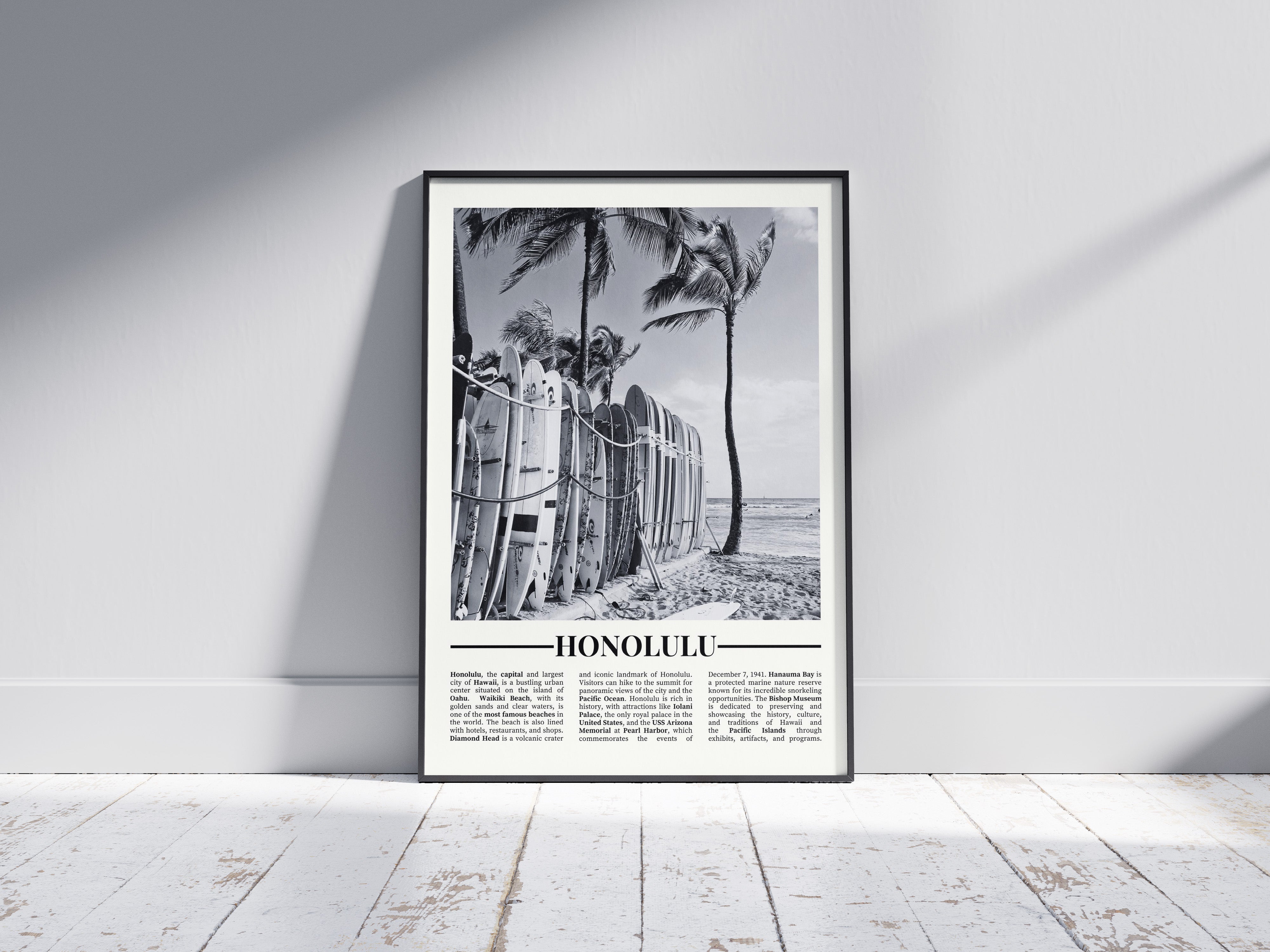 Black & White: Honolulu