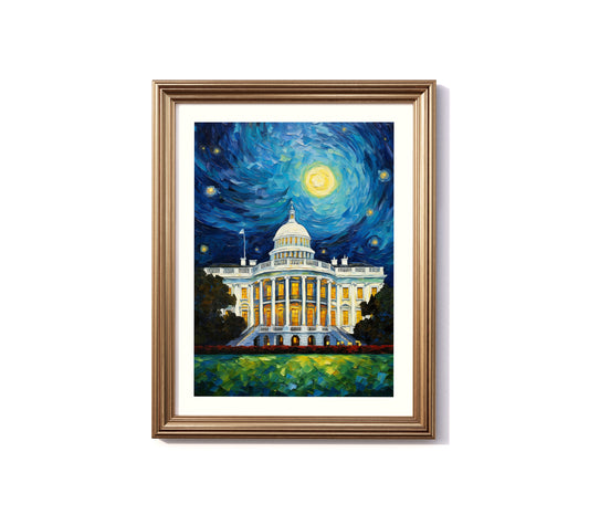 A Starry Night in the United States: The Capitol