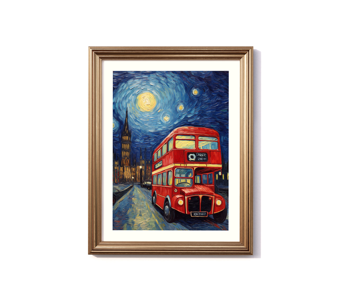 A Starry Night in England: Bus Blaze