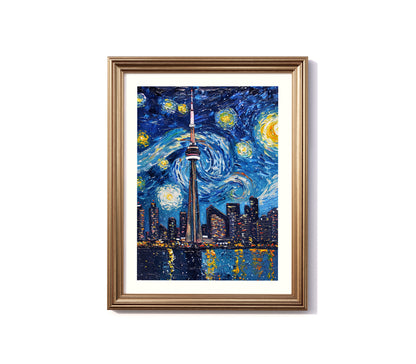 A Starry Night in Toronto: Tower Glow