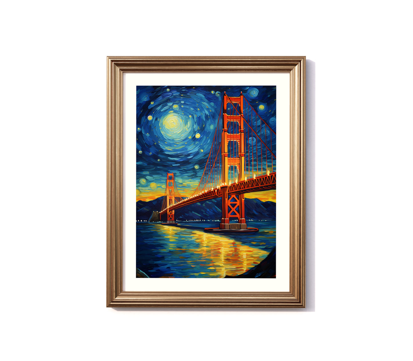 A Starry Night in California: Golden Gate