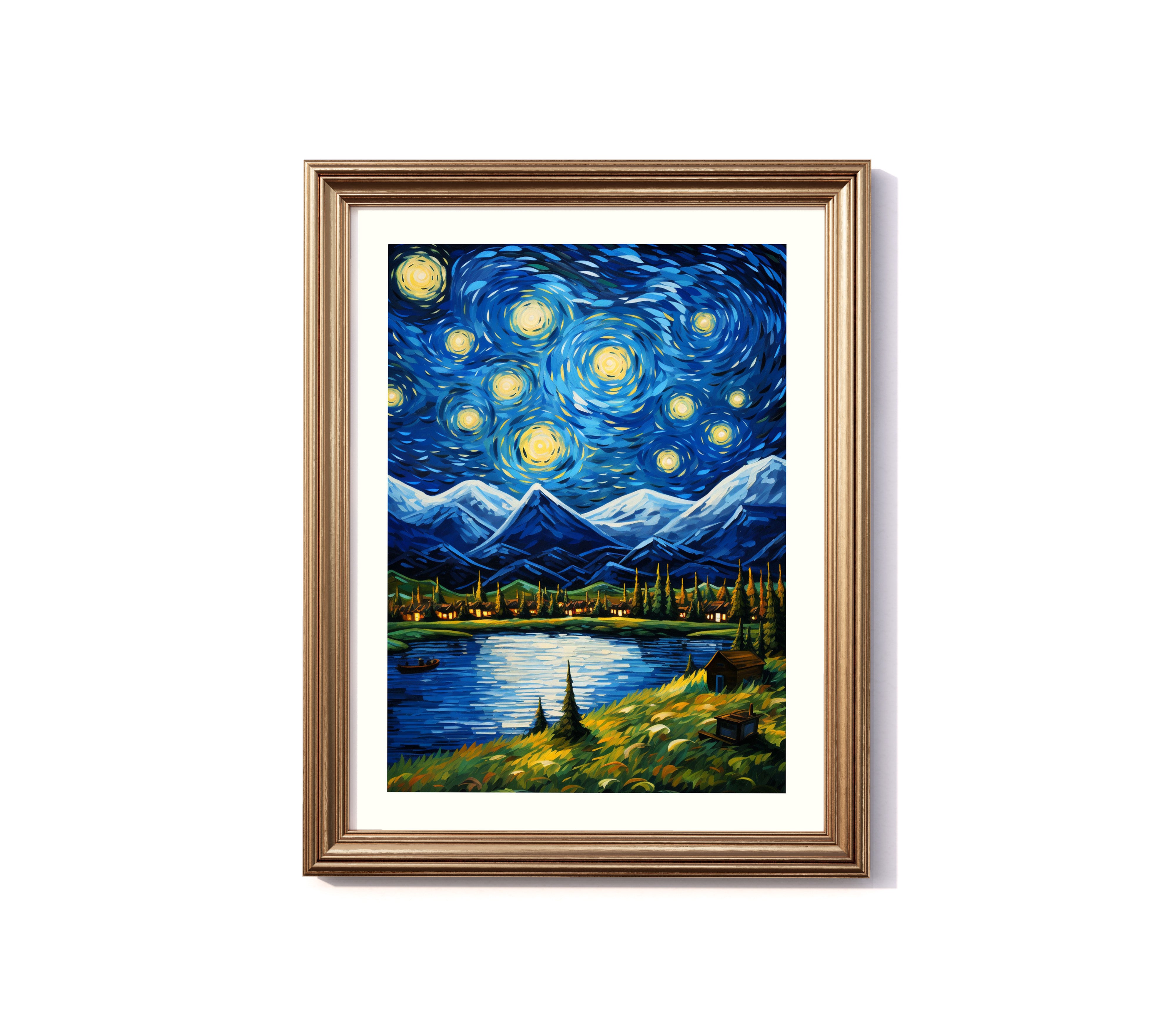 A Starry Night in Colorado: Mountain Lake