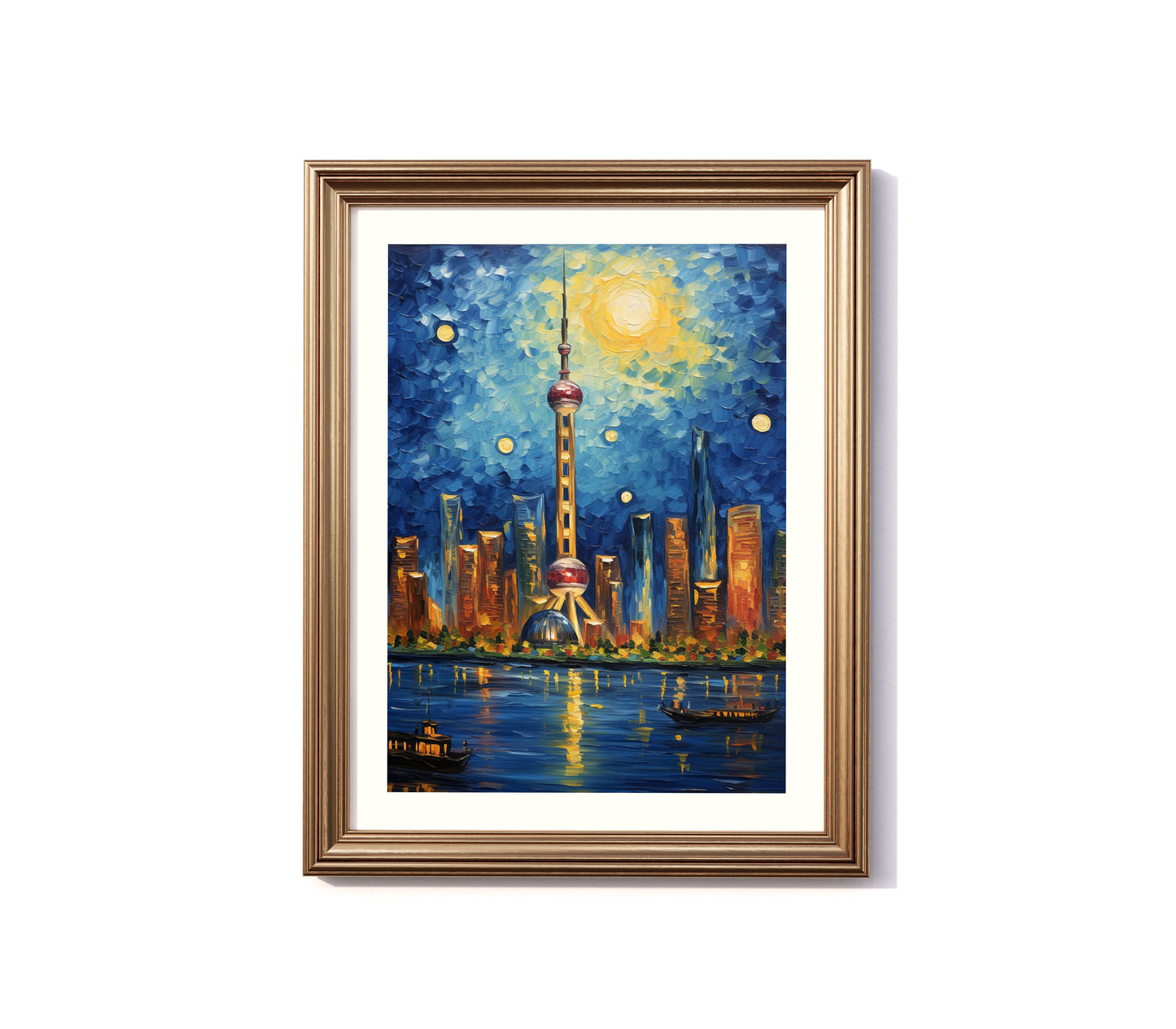 A Starry Night in Shanghai: Oriental Pearl