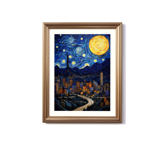 A Starry Night in Los Angeles: Nighttime Splendor