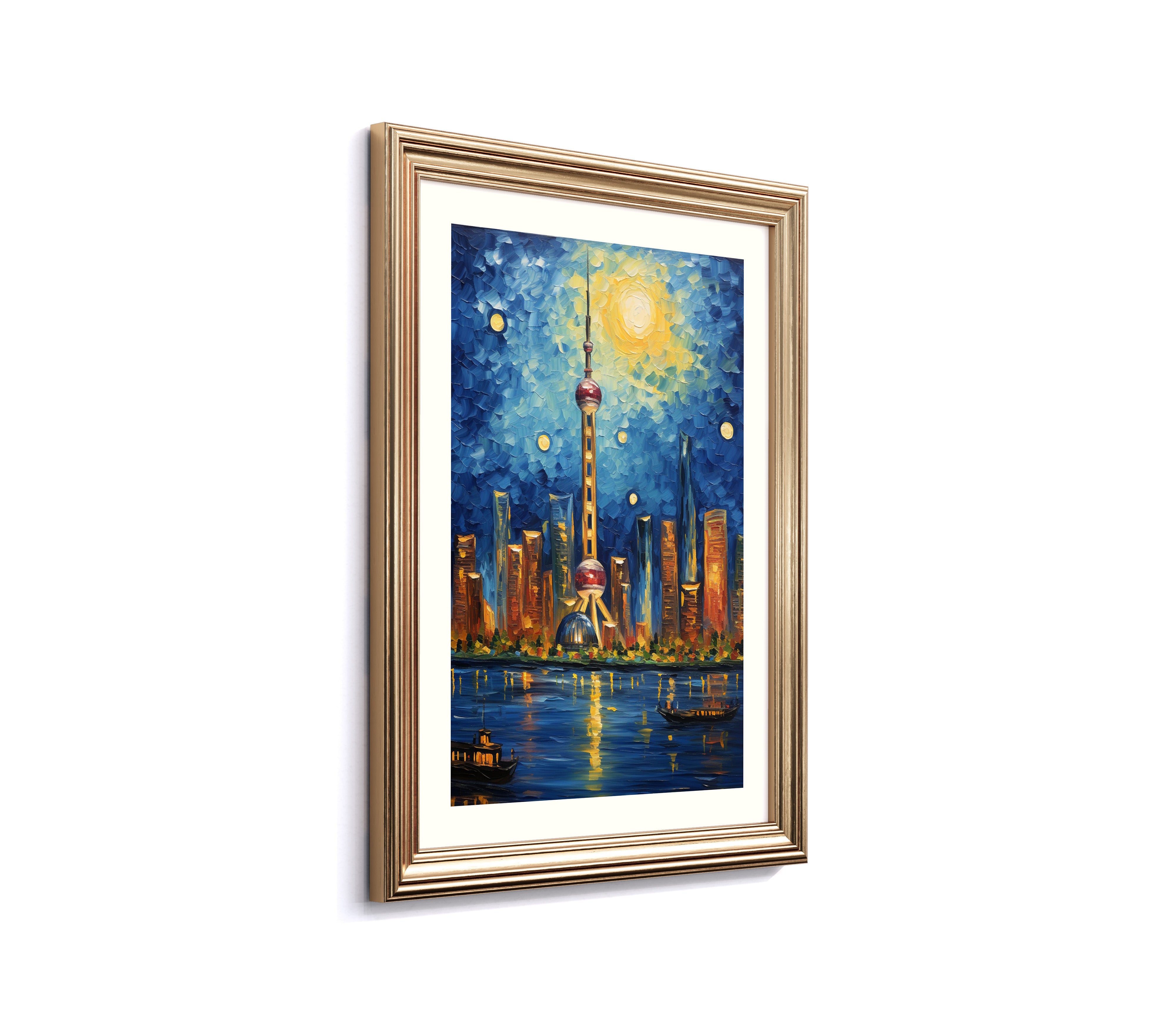 A Starry Night in Shanghai: Oriental Pearl