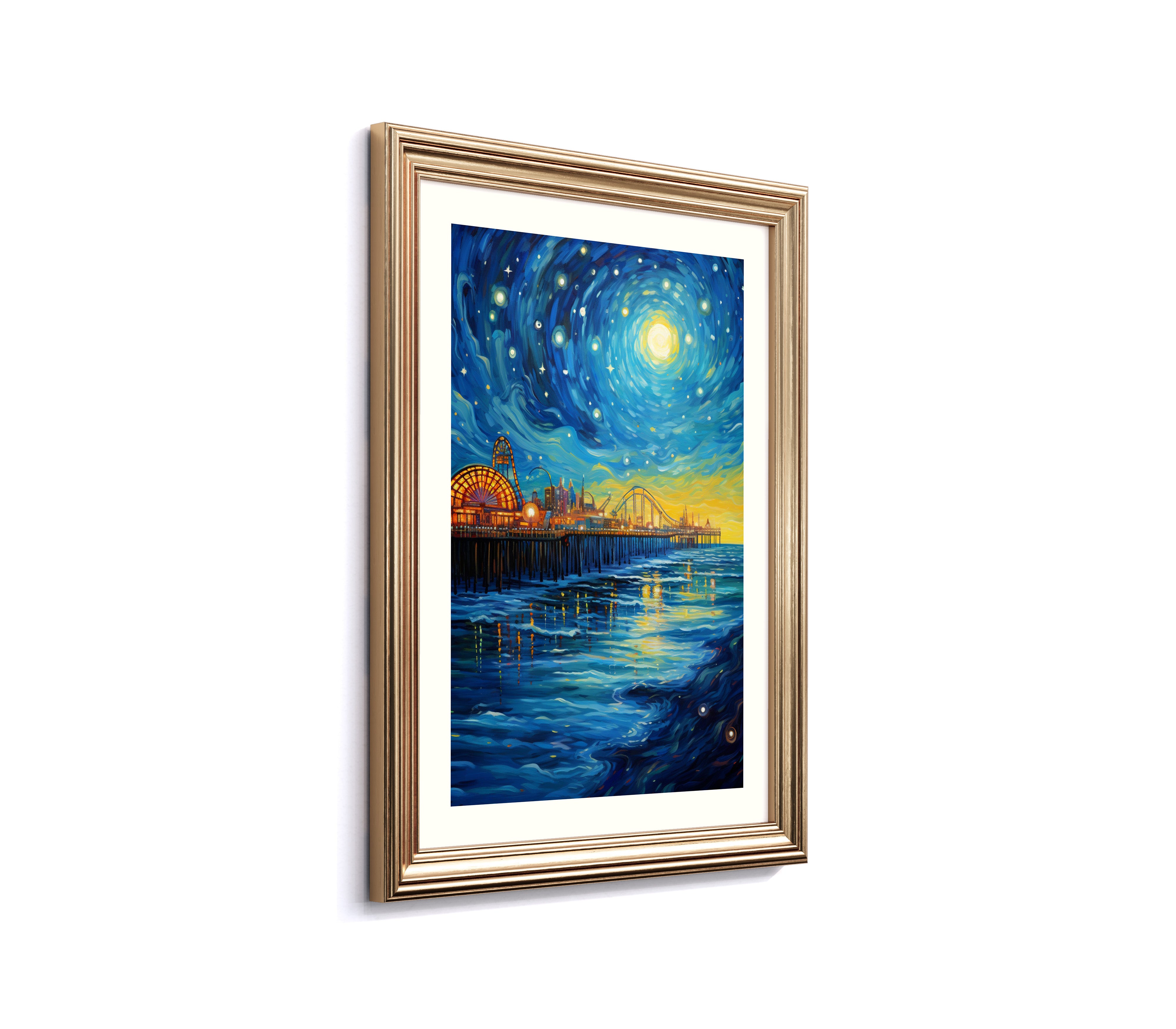 A Starry Night in California: The Pier