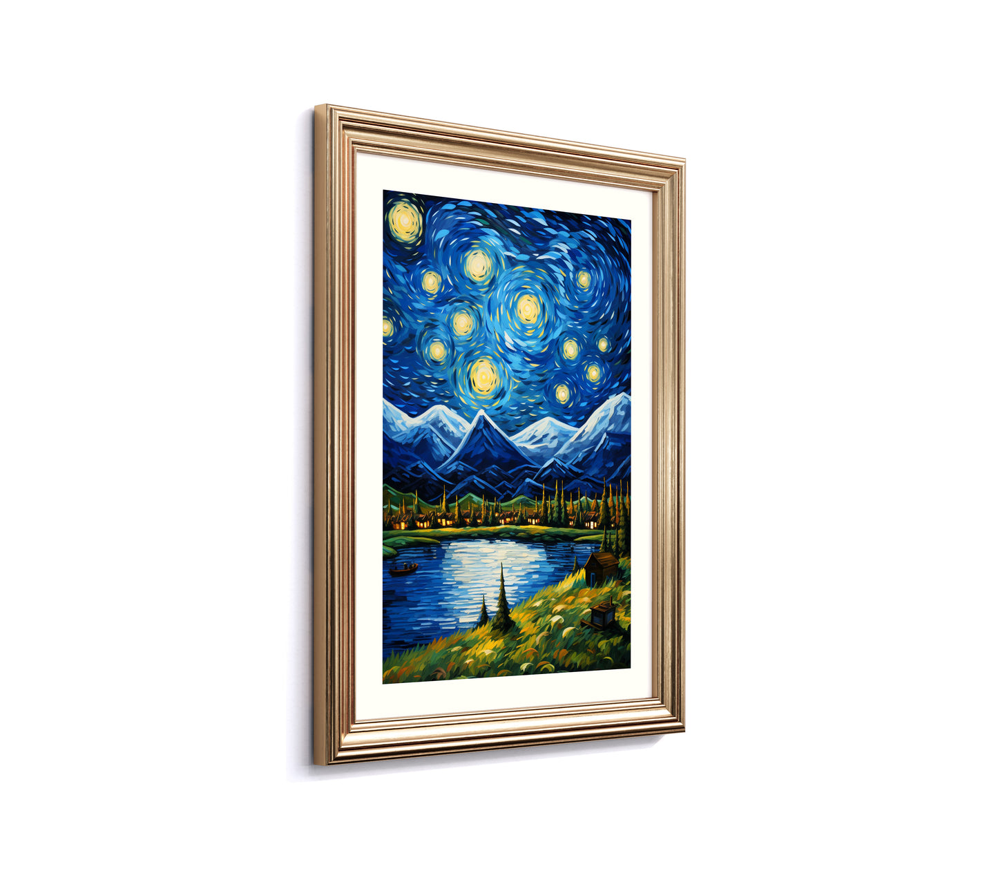 A Starry Night in Colorado: Mountain Lake