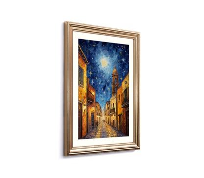 A Starry Night in Puebla: Streets of Light