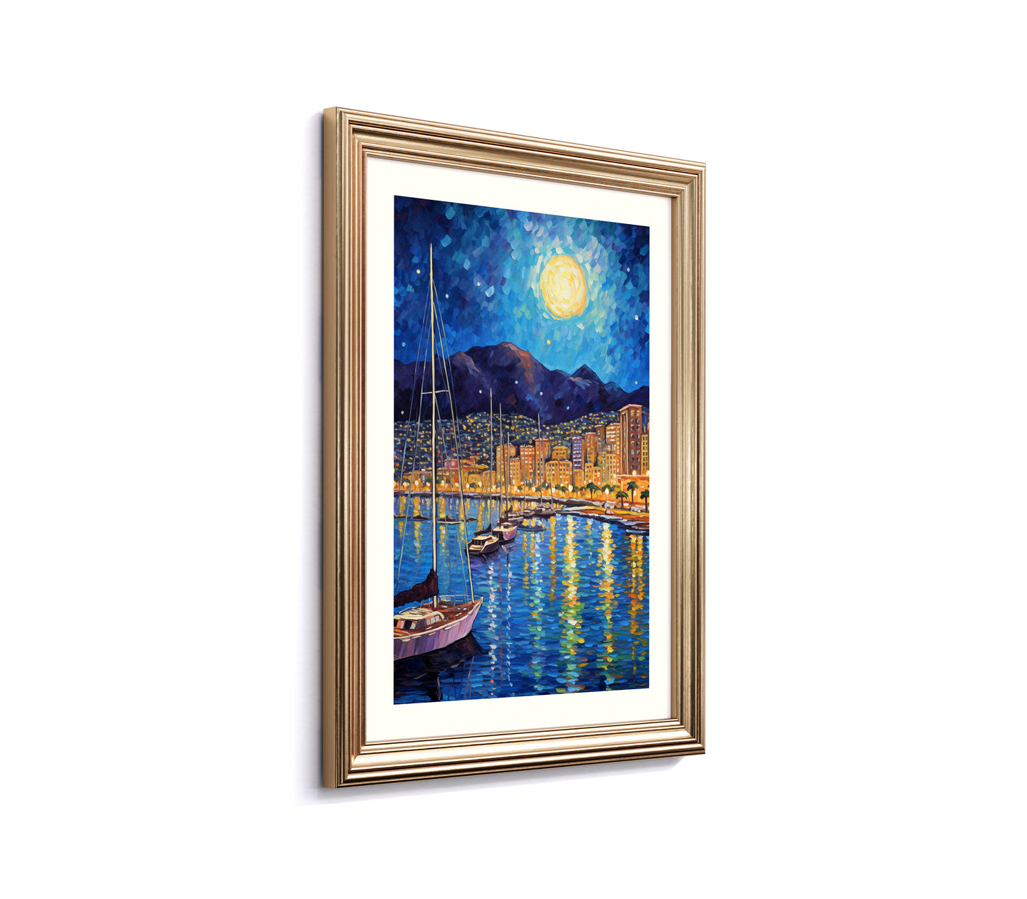 A Starry Night in Monaco: Harbor Views