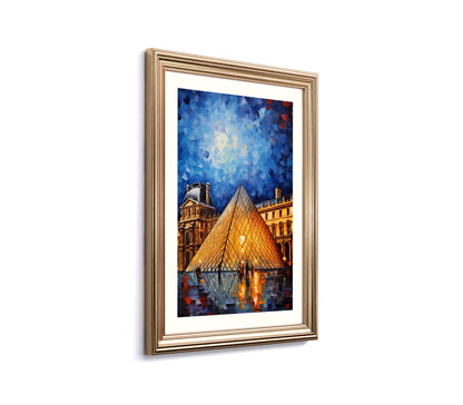 A Starry Night in France: Louvre Glow