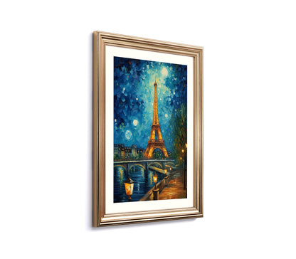 A Starry Night in France: Eiffel Sparkle