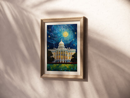 A Starry Night in the United States: The Capitol