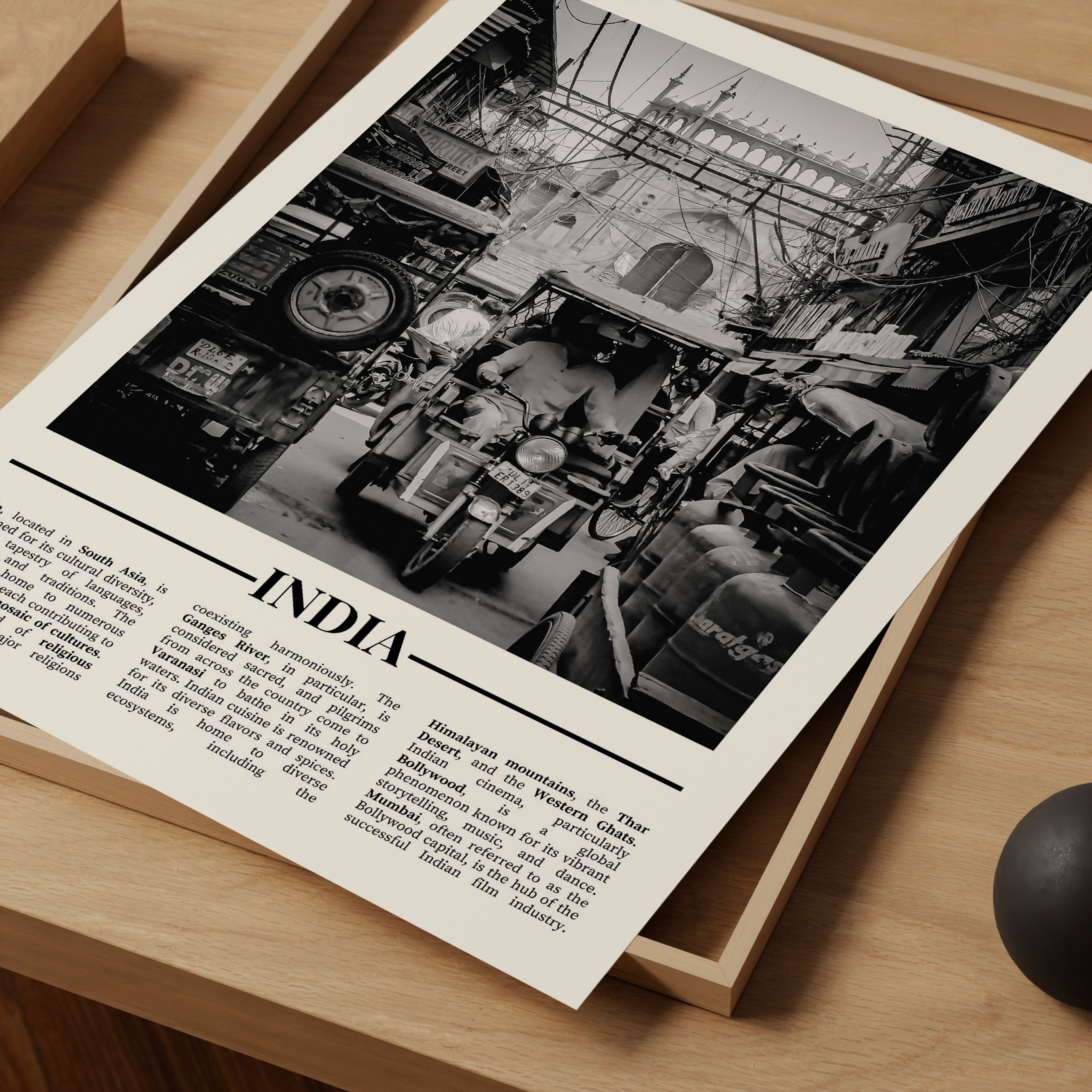 Black & White: India