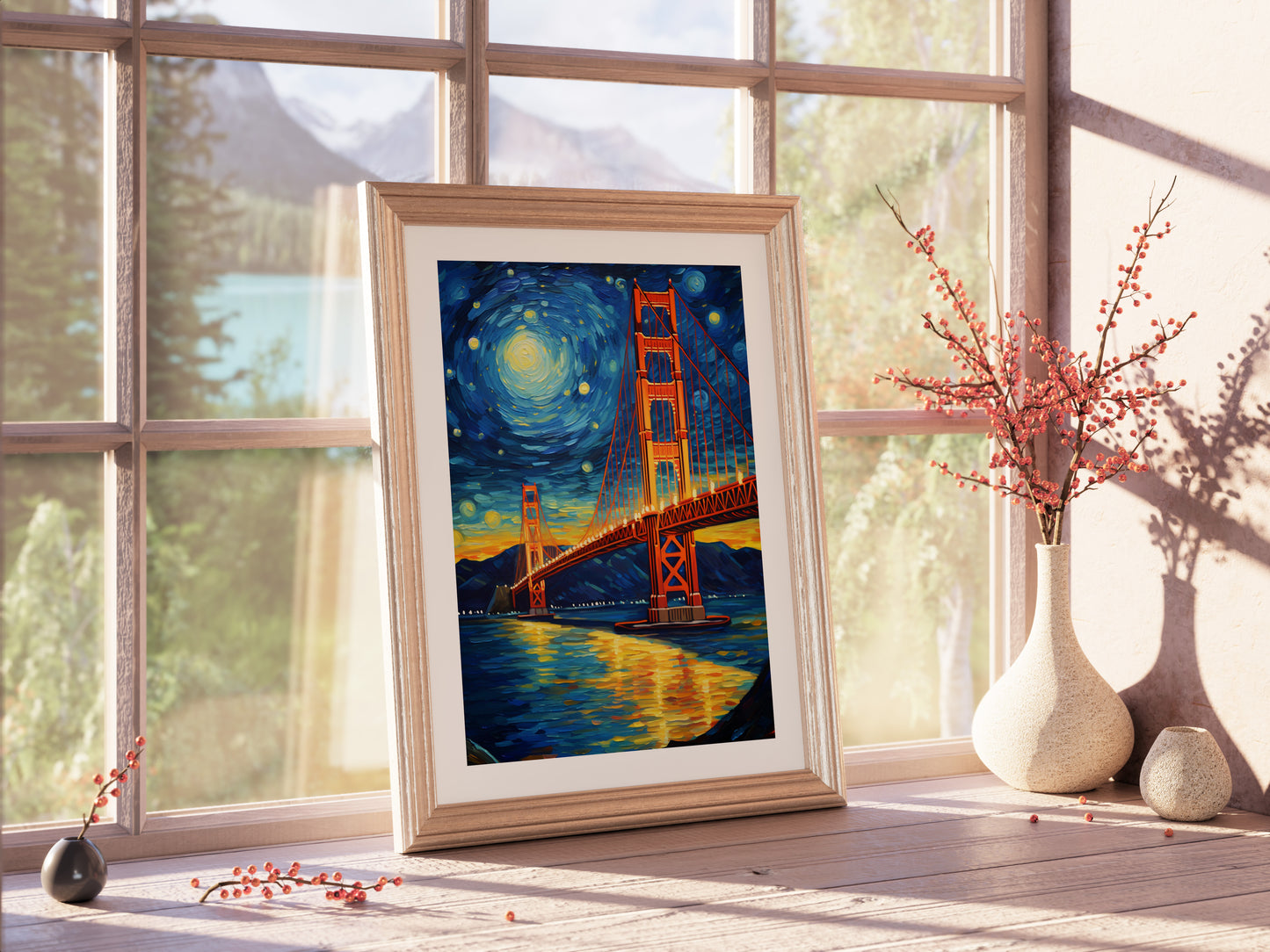 A Starry Night in California: Golden Gate