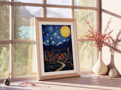 A Starry Night in Los Angeles: Nighttime Splendor