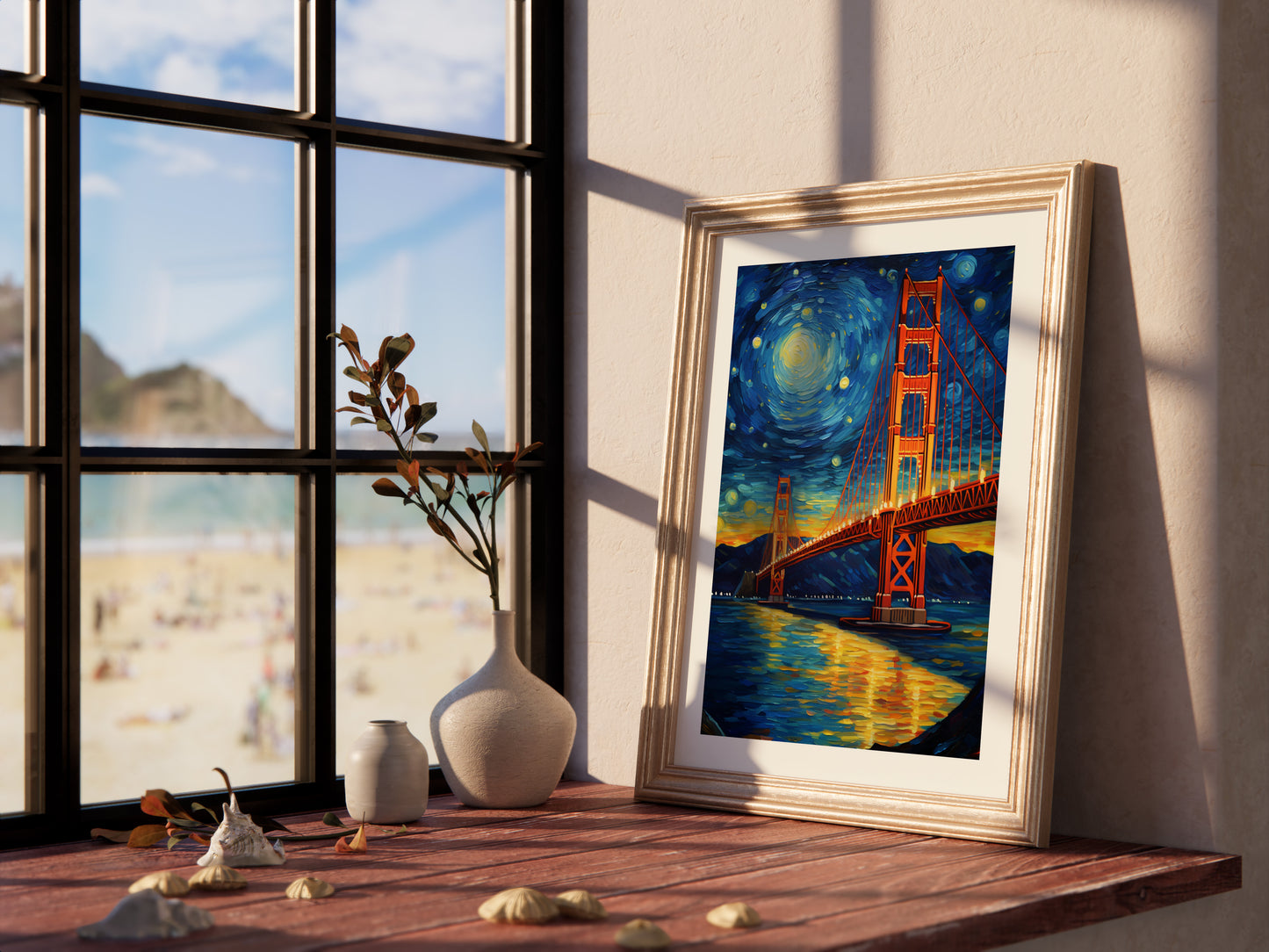 A Starry Night in California: Golden Gate