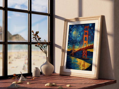 A Starry Night in California: Golden Gate